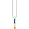 Thomas Sabo KE2113-166-7 Ladies Necklace - Rainbow Stone