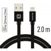 Swissten 71524301 dátový USB - Lightning MFi, 2m, černý
