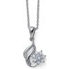 Prívesok s krištáľmi Swarovski Oliver Werber Legend CZ crystal WHI