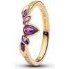 Pandora Pozlátený prsteň korunka kráľovnej Anny Shine Disney 164135C01 52 mm