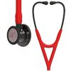 3M Littmann Cardiology IV : Red, Black Finish with Heart - 6182 - limitovaná edicia (Fonendoskopy Littmann Špeciálna edícia)