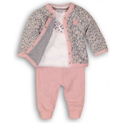 Dirkje Set 3-dielny C-SO SOFT HAPPINESS Pink-Grey