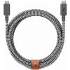 Native Union Belt Cable C-C PRO 2.4 m 240 W Zebra BELT-PRO2-ZEB-NP