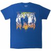 Def Leppard - Band Photo (Blue) (tričko) Small