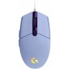 Logitech G102 LIGHTSYNC - herná myš, USB - fialová 910-005854