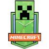 Nástenné hodiny Minecraft - Creeper