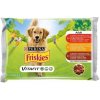Friskies Adult s hovädzím, kuraťom a jahňacím 4 x 100 g
