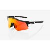 Okuliare 100% SPEEDCRAFT XS Soft Tact Black - HiPER Red Multilayer Mirror Lens