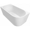 Aqualine Aqualine, TIBERA L rohová stojaca vaňa 150x75cm, biela, E1047