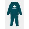 Detská tepláková súprava adidas Originals HOODIE SET zelená farba, IY4789 104