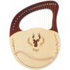 Cega Lyre Harp 24 String Coffee