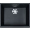 Franke Sirius SID 110-50, 525x440 mm, tectonitový drez, čierny 125.0363.789