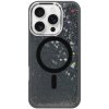 AppleKing kryt s plávajúcimi flitrami a MagSafe pre iPhone 16 Pro - sivý - možnosť vrátiť tovar ZADARMO do 30tich dní