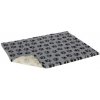 VetBed NON-SLIP/DryBed Šedá s labkami - 100 x 150 cm