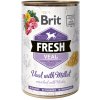 Konzerva Brit Dog Fresh Veal with Millet 400g