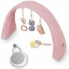 Sleepee Nastaviteľná hrazdička s hračkami a bielym šumom 2 v 1 Pink