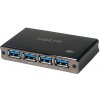 LogiLink - 4-portový USB 3.0 Hub s hliníkom - Rýchly prenos, napájanie (UA0282)