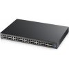 Zyxel XGS2210-52, L2+ man. swtich, 48x Gigabit metal + 4x 10GbE SFP+ ports