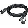 Neutrik NKE5E-E1E1-M0005 RJ45 sieťové káble, prepojovacie káble 0.5 m čierna 1 ks; NKE5E-E1E1-M0005