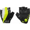 rukavice FORCE STRIPES gel, černo-fluo Velikost: S