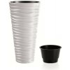 Květináč Prosperplast SAND SLIM bílý 29,6 cm (DPSA300-S449)