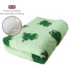 DRYBED Premium Vet Bed Žabky zelený 150 x 100 cm
