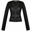 Rinascimento koženková bunda CFC80102467003 čierna S/M/LXL