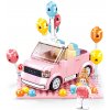 Sluban Girls Dream Mini Handcraft M38-B1086 Qmini růžový Kabriolet