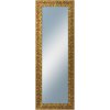 DANTIK - Zrkadlo v rámu, rozmer s rámom 50x140 cm z lišty ZVRATNÁ ozdobná zlatá (2888)