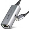 Sieťová karta Axagon USB-C 3.2 Gen 1 - Gigabit Ethernet (ADE-TXPD) sivá