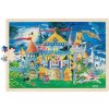 Goki Drevené Puzzle Rozprávka