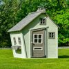 Záhradný domček pre deti ESTER Farba: Olivovo-zelená