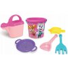 Wader Paw patrol piesková sada 6 kusov ružová malá 81553
