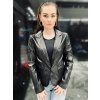 Max Original Leather Dámske kožené sako 8070 black (M 44-46) - Čierna - M