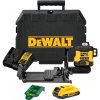 DeWALT DCLE34031D1 - AKU zelený laser čiarový 3×360°, dosah 40/100m, 18V, kufor, 1×AKU 2,0Ah