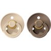 Colour cumliky z prirodneho kaucuku 2ks - velkost 3 - Vanilla / Dark Oak