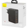 Baseus Travel Charger GaN2 Pro Quick wall charger C+C+U+U, PD 3.0, QC 4.0+, 100W EU Black (CCGAN2P-L01)