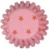 Košík cukrársky papier pr. 2,5 cm/200 ks ružový hviezdičky