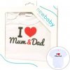 Body s potiskem New Baby I Love Mum and Dad