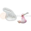 Forma na cukrovú hmotu SLK 259 - bočian, 90x55 mm | SILIKOMART, Sugarflex Cicogna