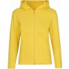 NEUTRAL O 13301 / Detská mikina na zips s kapucňou z bio bavlny - yellow 92-98
