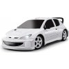 IQ models RC driftovacie auto Peugeot 206 4WD biele 1:28