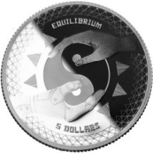 Pressburg Mint strieborná minca Equilibrium 2020 Proof-like 1 Oz