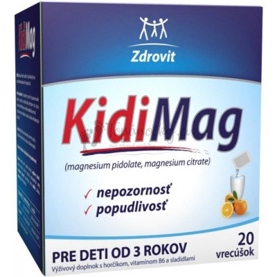 Naturprodukt Kidimag od 3 rokov 20 vrecúšok