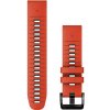 GARMIN Quickfit 22 mm band Red/Graphite Silic.