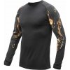 SENSOR MERINO IMPRESS pánské triko dl.rukáv černá/cosmos - S