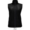 Sol's Race BW Women dámska 2-vrst. softshell. vesta čierna