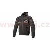 Alpinestars Sektor V2 TECH HOODIE čierno-svetlo červená