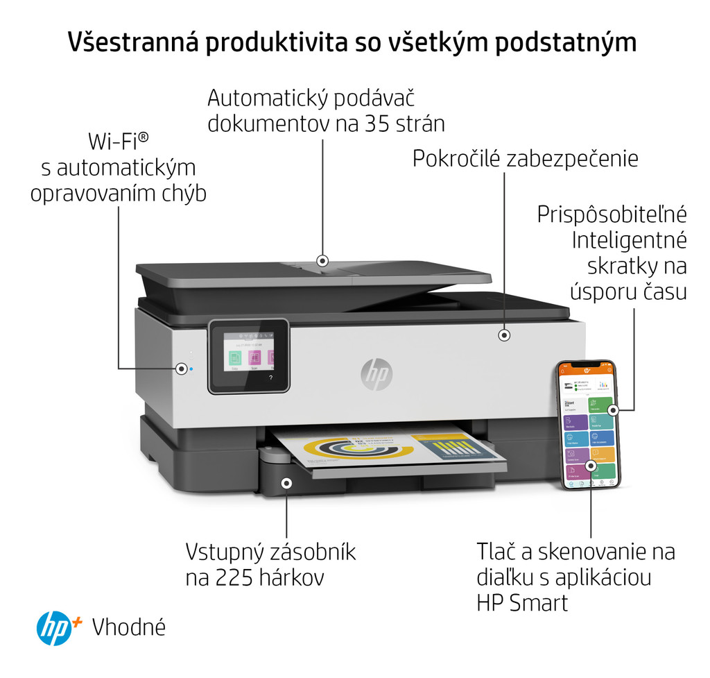 HP OfficeJet Pro 8022e 229W7B od 89 € - Heureka.sk