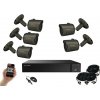 Monitorrs Security AHD 5 kamerový set 5 MPix GTube (6042K5) (Monitorrs Security)